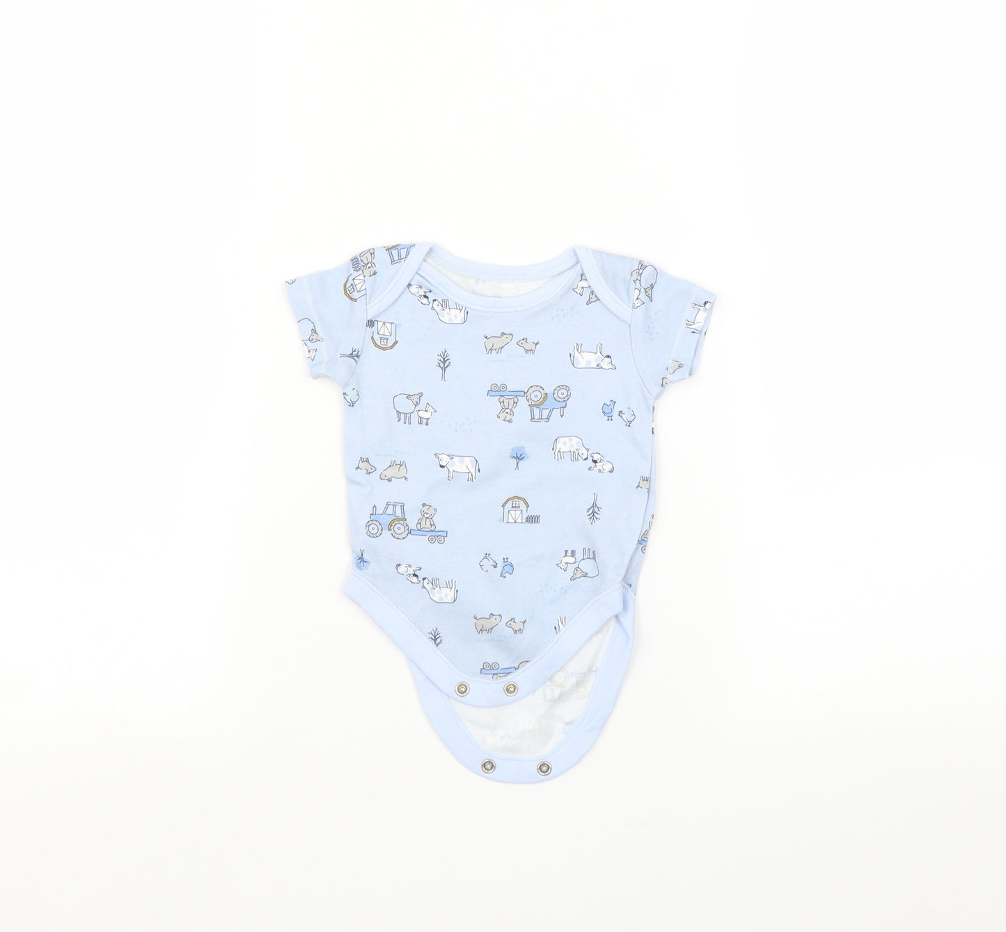 TU Baby Blue   Babygrow One-Piece Size 0-3 Months
