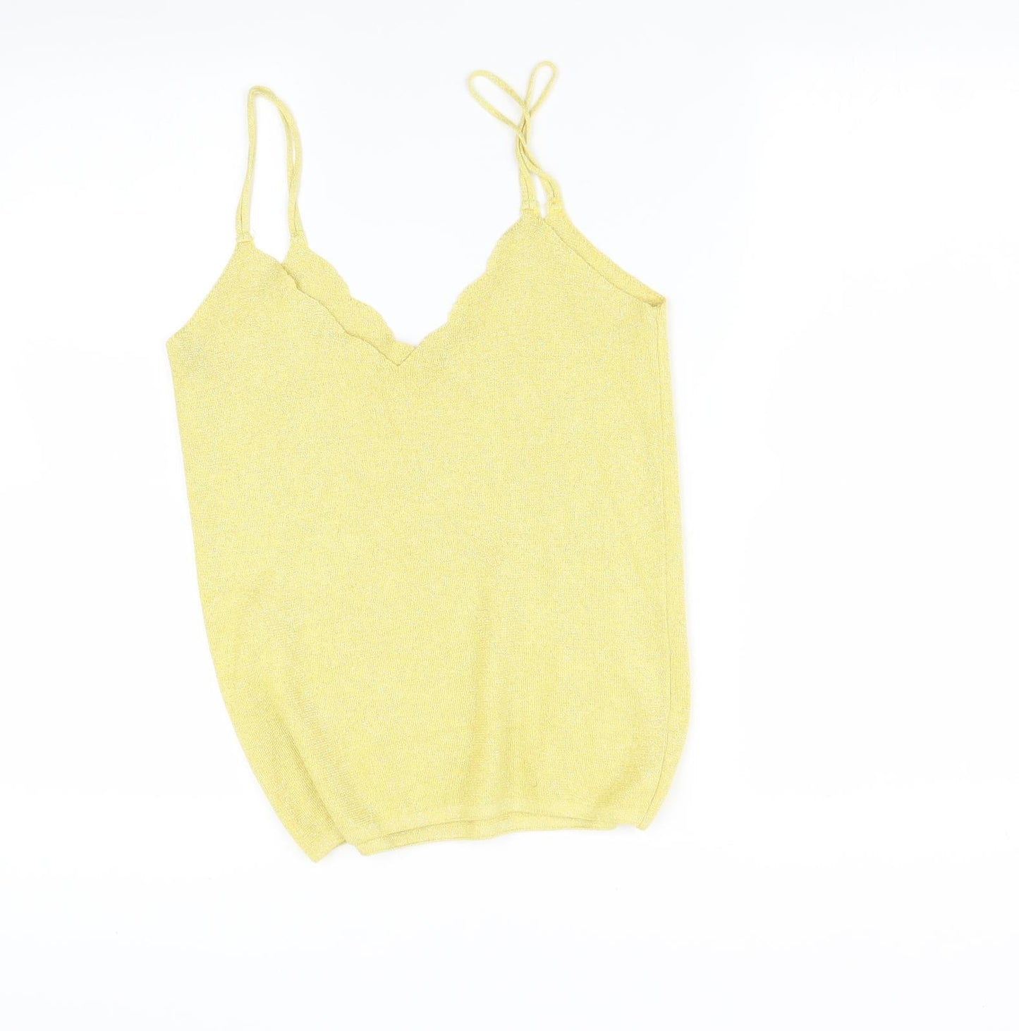 George Womens Yellow   Camisole T-Shirt Size 12