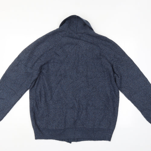 M&S Mens Blue   Cardigan Jumper Size XL