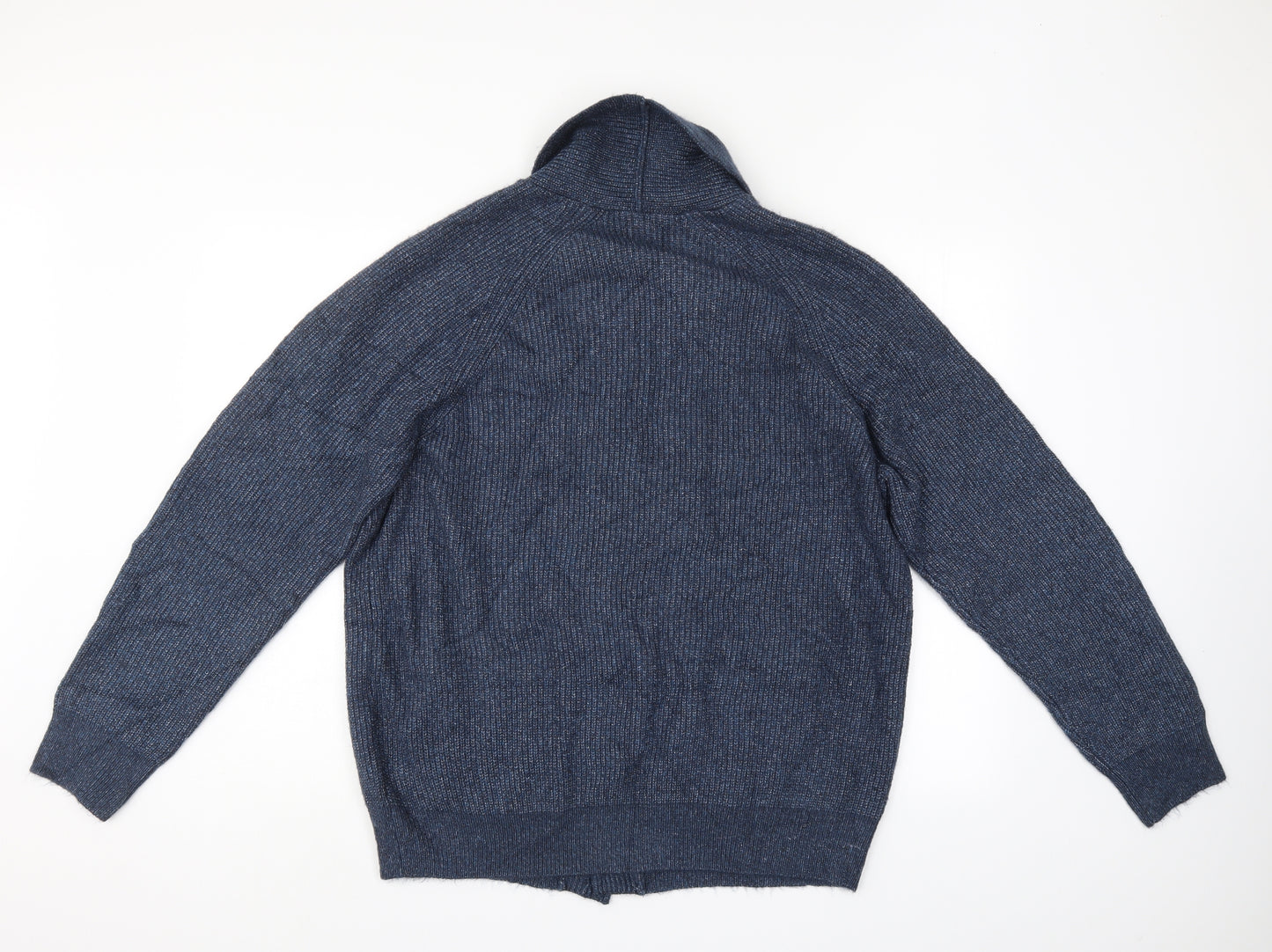 M&S Mens Blue   Cardigan Jumper Size XL