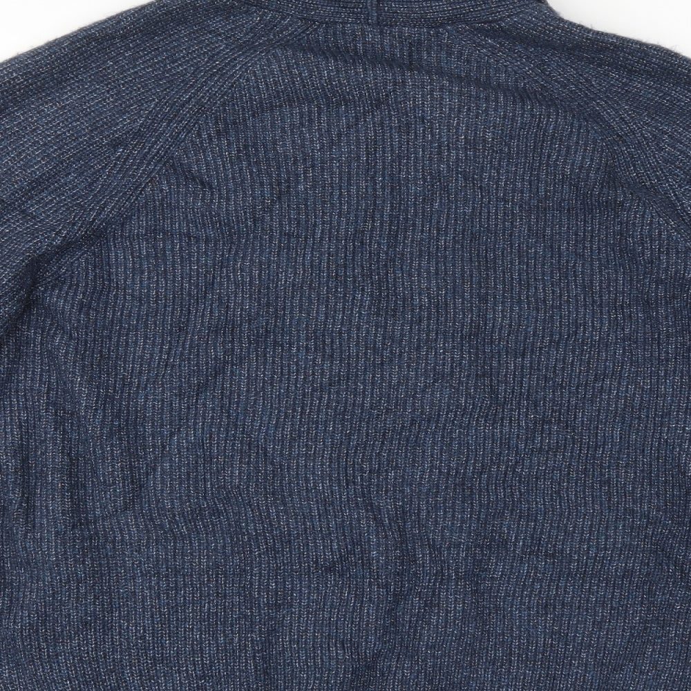M&S Mens Blue   Cardigan Jumper Size XL