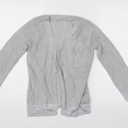 M&S Womens Grey   Cardigan Jumper Size 8