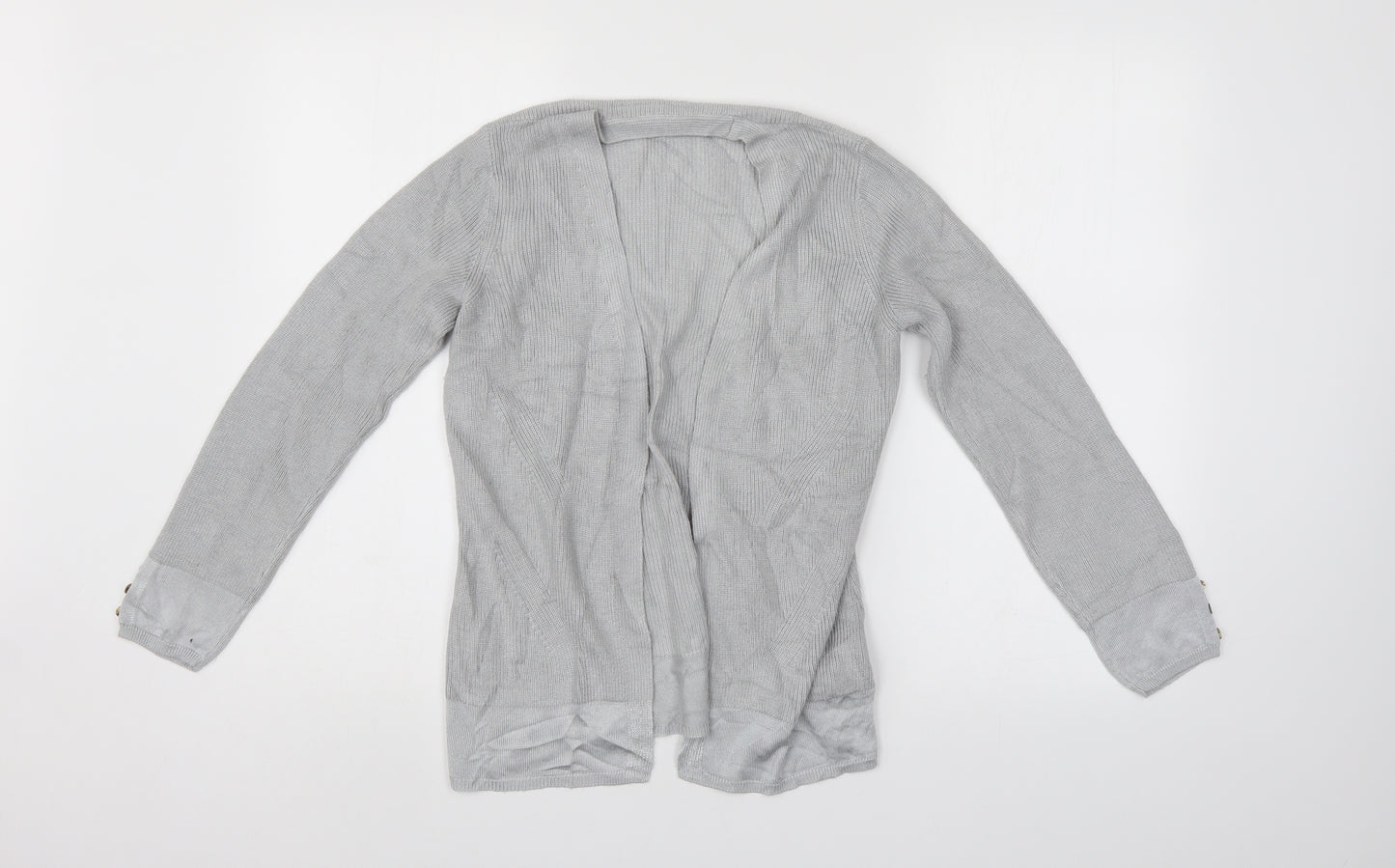 M&S Womens Grey   Cardigan Jumper Size 8