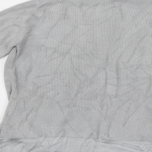 M&S Womens Grey   Cardigan Jumper Size 8