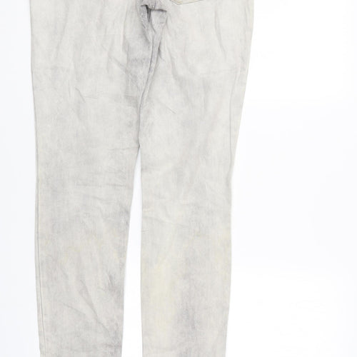 Only Mens Grey  Denim Skinny Jeans Size 29 L34 in