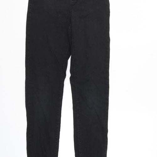 Denim & Co. Womens Black  Denim Straight Jeans Size 6 L28 in