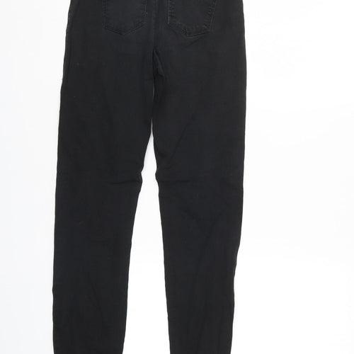 Denim & Co. Womens Black  Denim Straight Jeans Size 6 L28 in