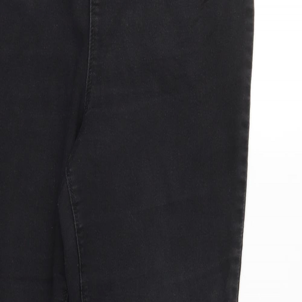 Papaya Womens Black  Denim Jegging Jeans Size 16 L31 in