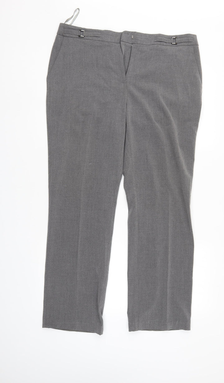 M&Co Womens Grey Sweatpants Trousers Size 14 L29 in