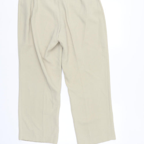 BHS Womens Ivory   Trousers  Size 14 L26 in
