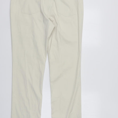 BRAX Womens Ivory   Trousers  Size 18 L31 in - Golf Trousers