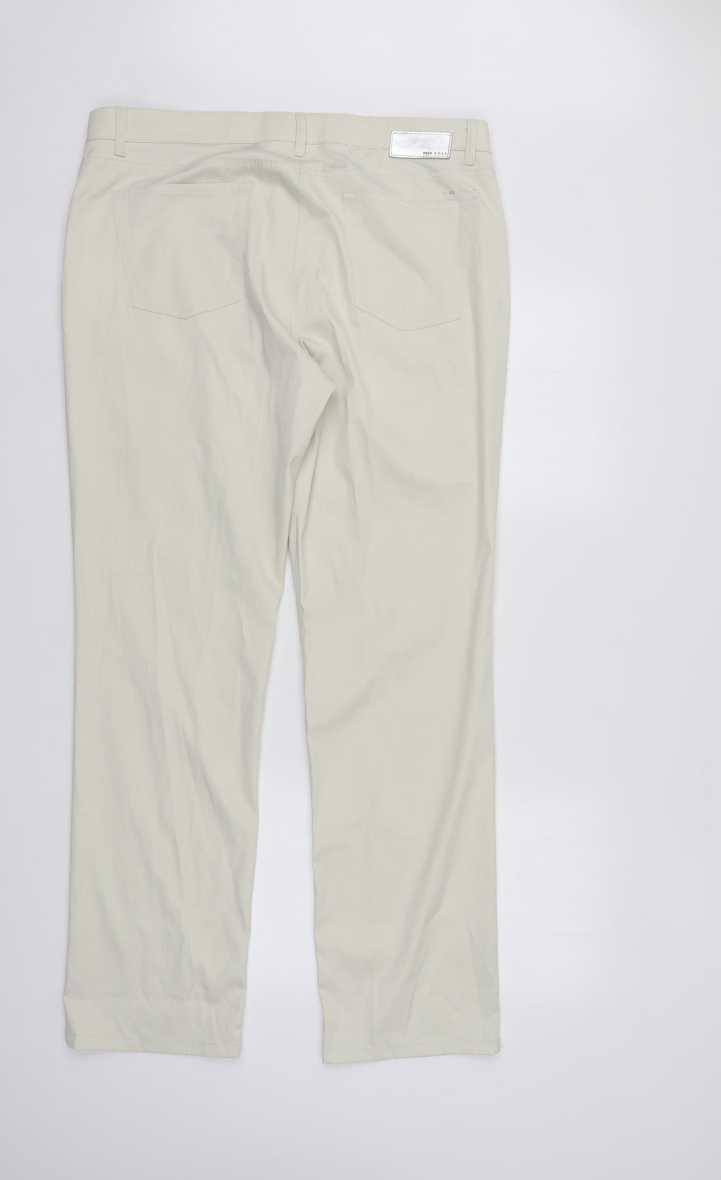 BRAX Womens Ivory   Trousers  Size 18 L31 in - Golf Trousers