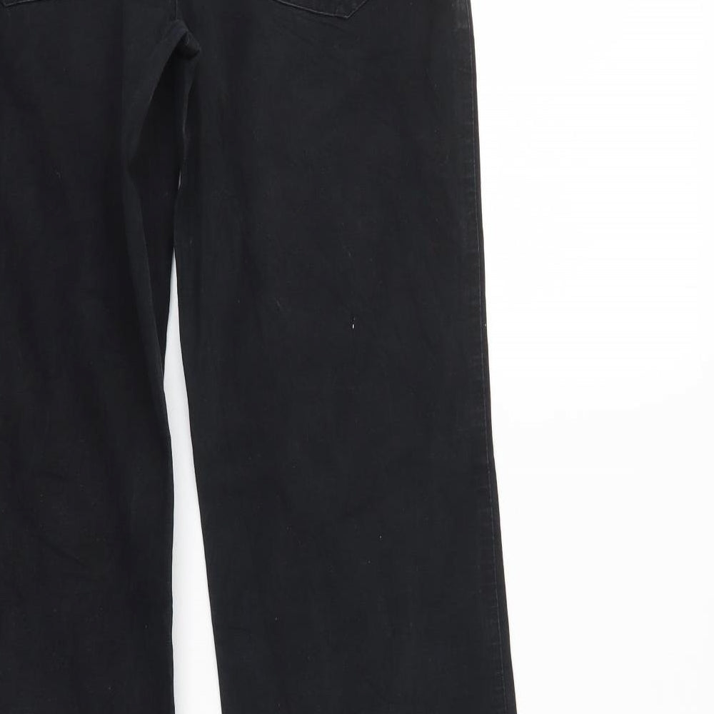 NUDE Womens Black   Straight Jeans Size S L31 in