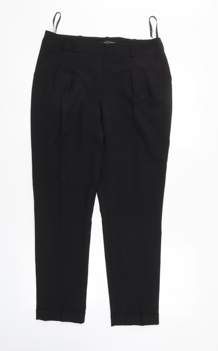 Dorothy Perkins Womens Black   Trousers  Size 12 L27 in