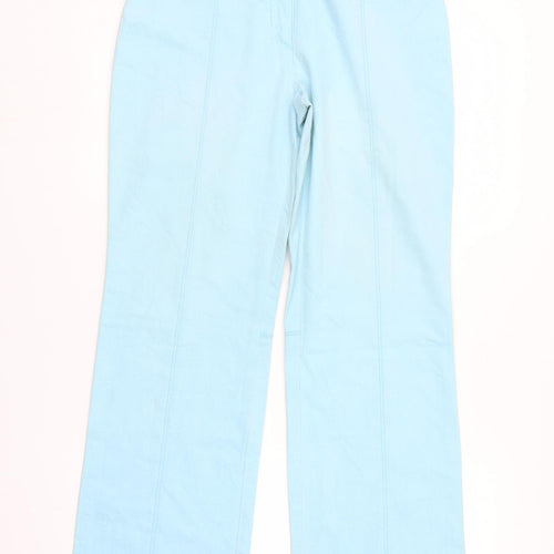 Cecilia Classics Womens Blue  Denim Straight Jeans Size 10 L30 in