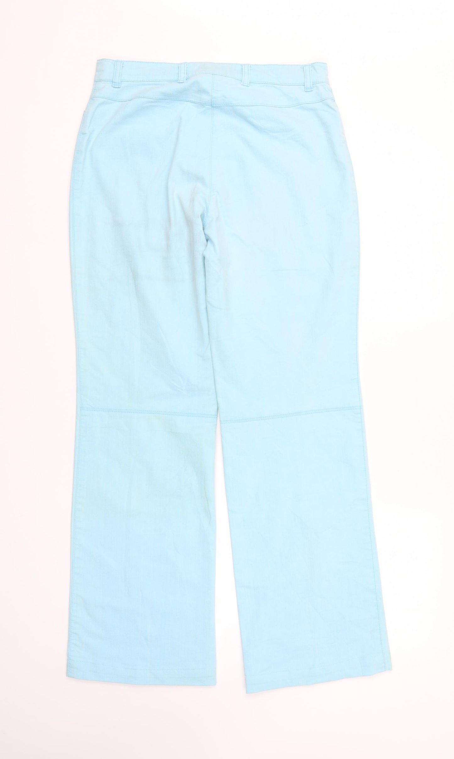 Cecilia Classics Womens Blue  Denim Straight Jeans Size 10 L30 in