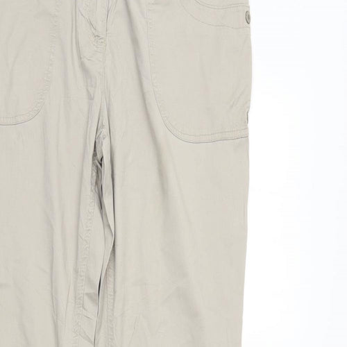 Cecilia Classics Womens Ivory  Denim Straight Jeans Size 14 L32 in