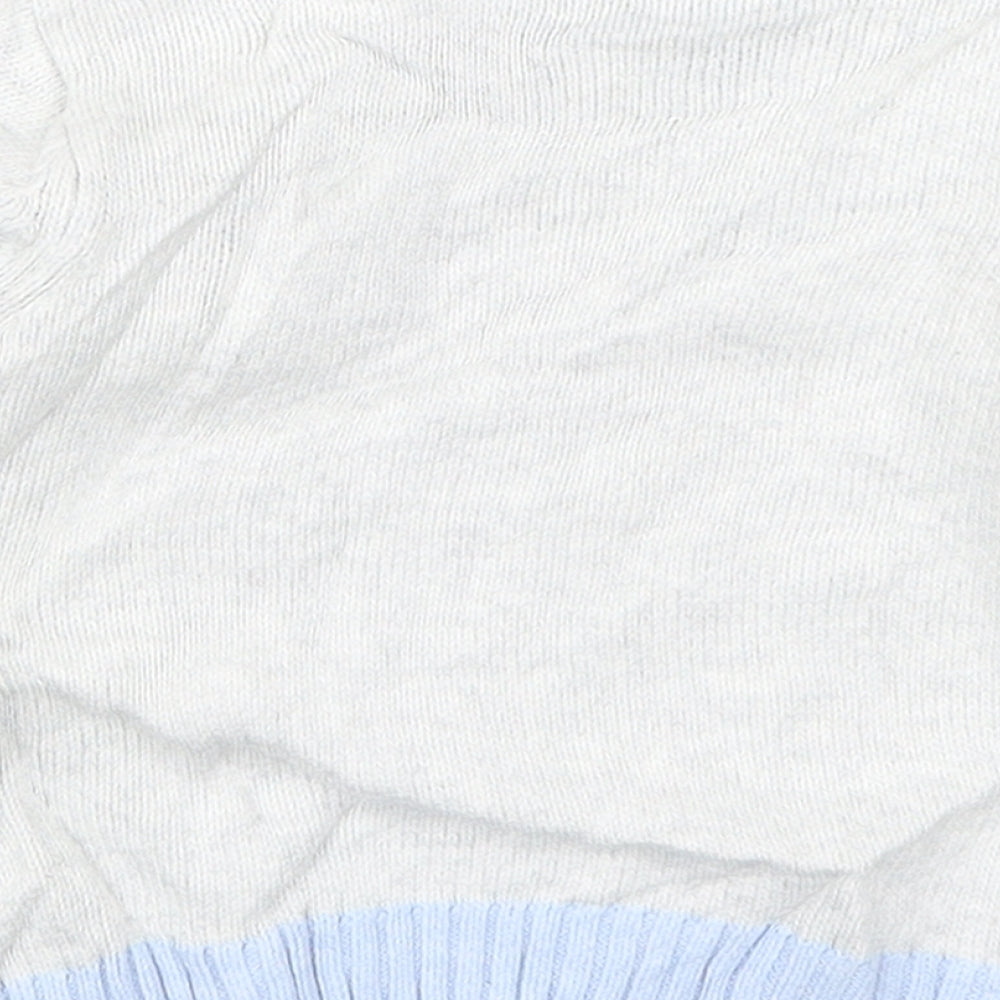 TU Boys Grey  Knit Pullover Jumper Size 6-9 Months  - Bear