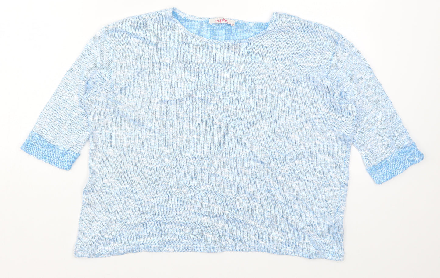 Sophie Girls Blue   Pullover Jumper Size 12-13 Years