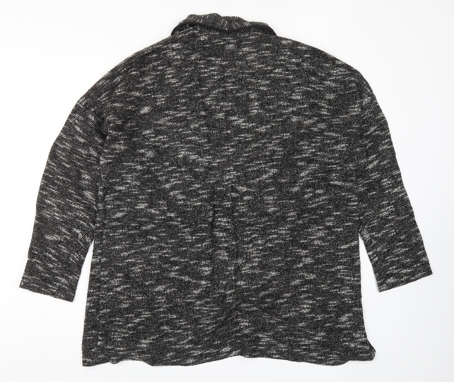 Papaya Womens Grey  Knit Cardigan Jumper Size L