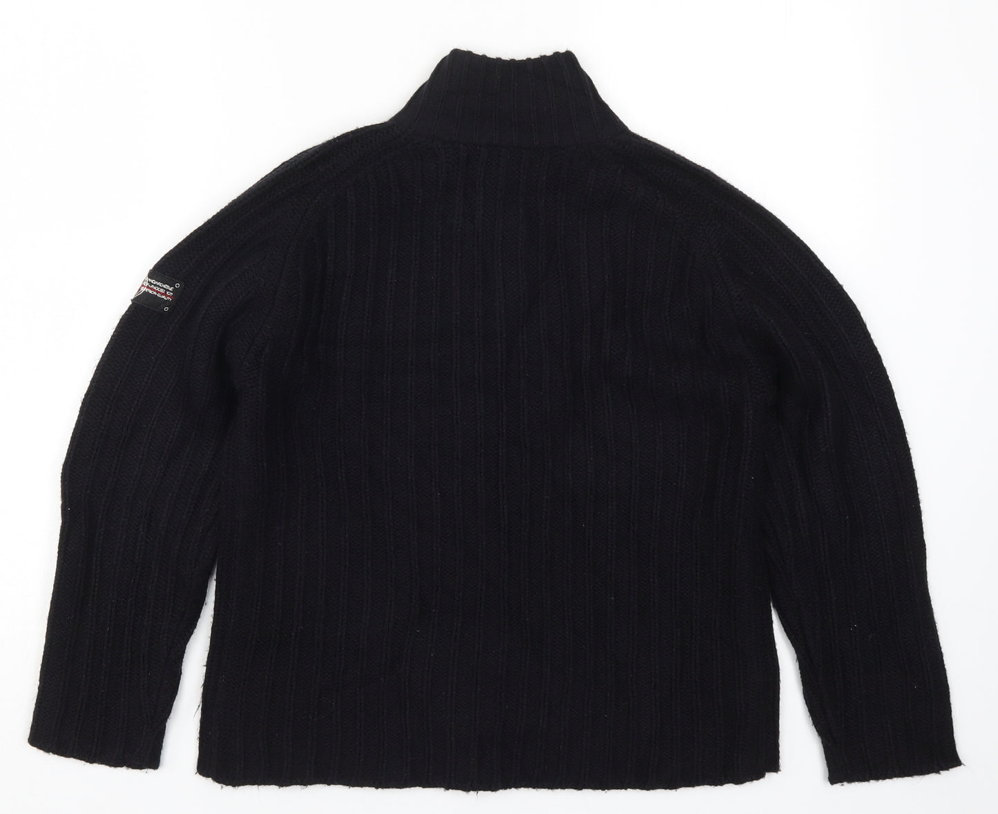 NEXT Boys Black  Knit Pullover Jumper Size 9-10 Years