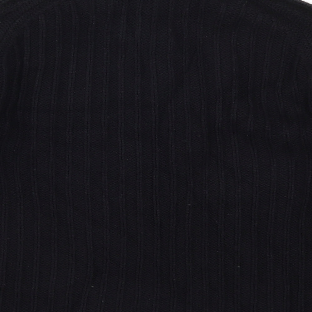 NEXT Boys Black  Knit Pullover Jumper Size 9-10 Years