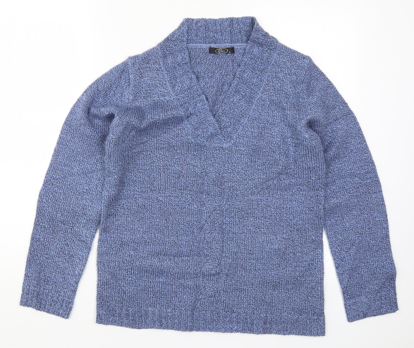 Bonmarché Womens Blue  Knit Pullover Jumper Size S