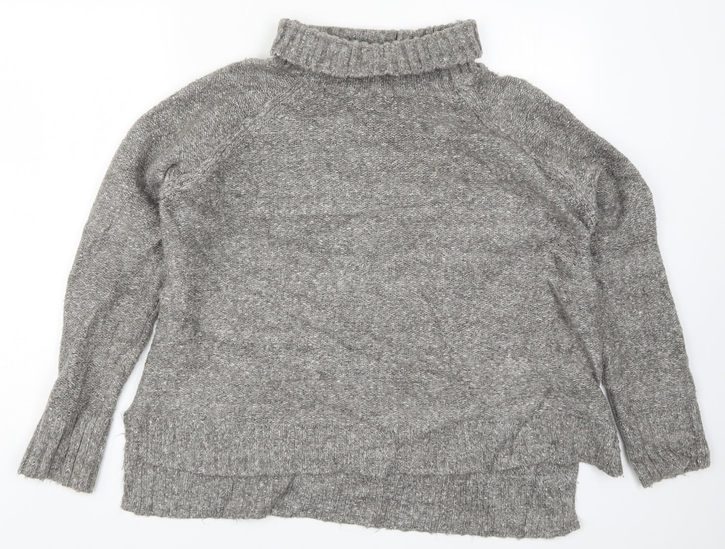 H&M Womens Grey  Knit Pullover Jumper Size S