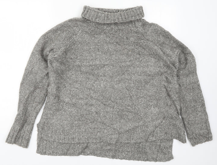H&M Womens Grey  Knit Pullover Jumper Size S