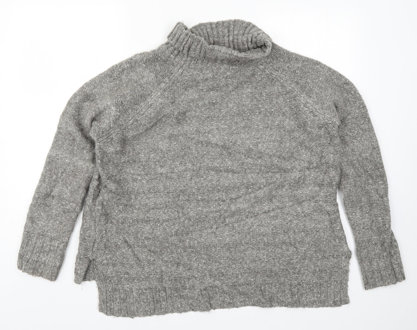 H&M Womens Grey  Knit Pullover Jumper Size S