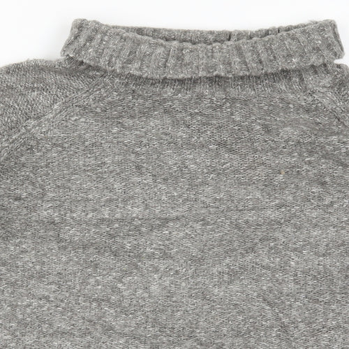 H&M Womens Grey  Knit Pullover Jumper Size S
