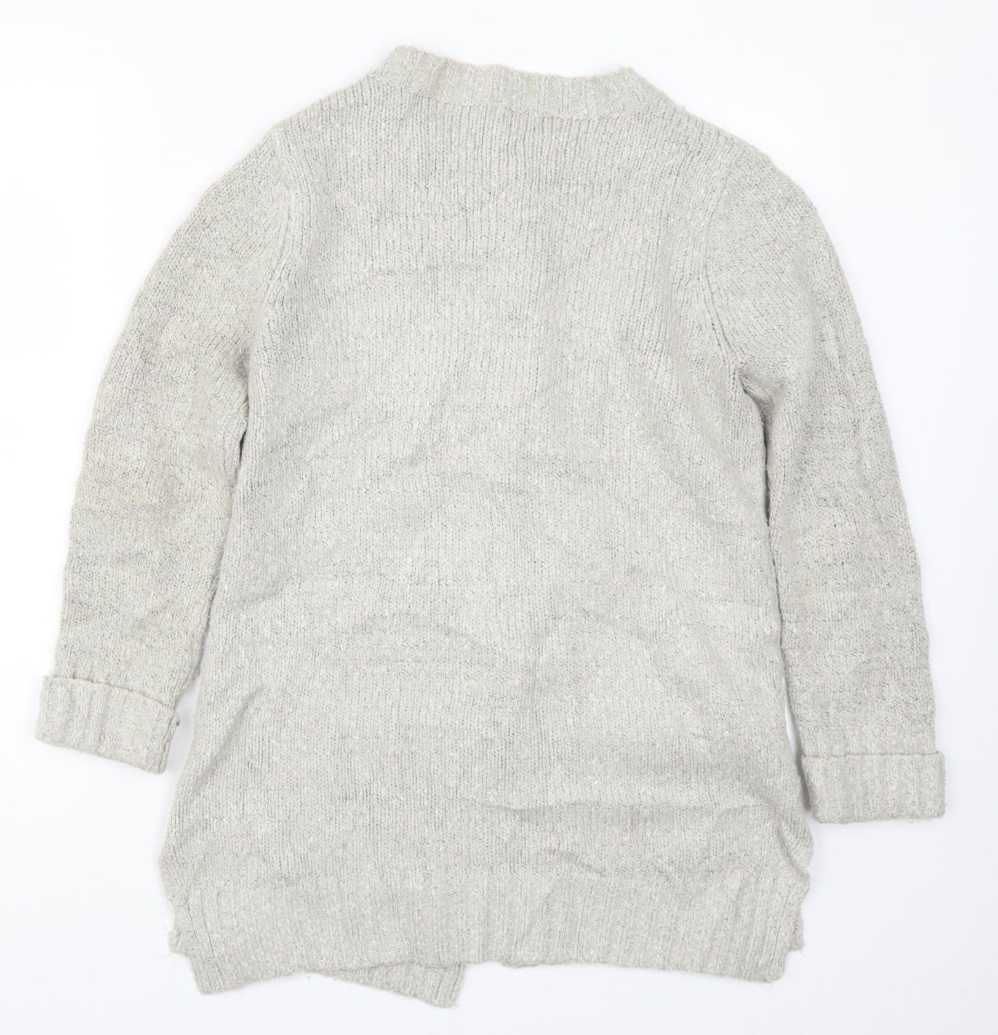 M&Co Womens Beige  Knit Cardigan Jumper Size 10