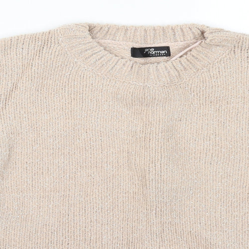 Jane Norman Womens Pink  Knit Pullover Jumper Size 8