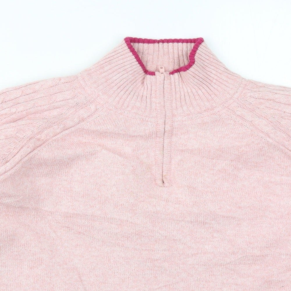 Marks and Spencer Womens Pink  Knit Pullover Jumper Size 14