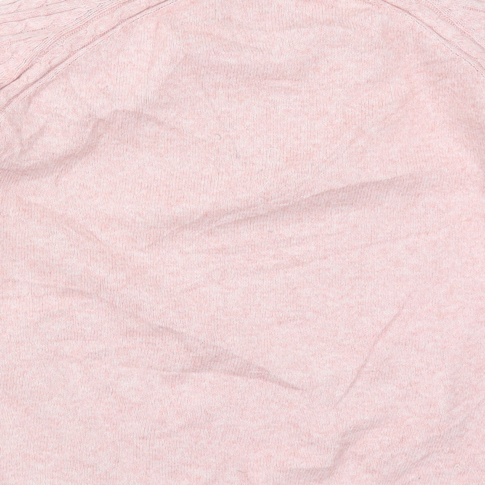 Marks and Spencer Womens Pink  Knit Pullover Jumper Size 14