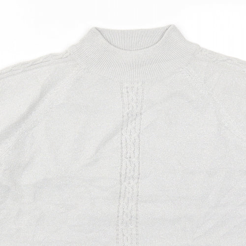Bonmarché Womens Grey  Knit Pullover Jumper Size S