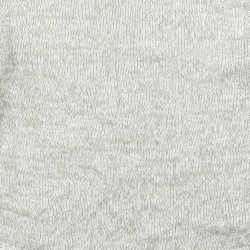 New Look Womens Grey  Knit Pullover Jumper Size S