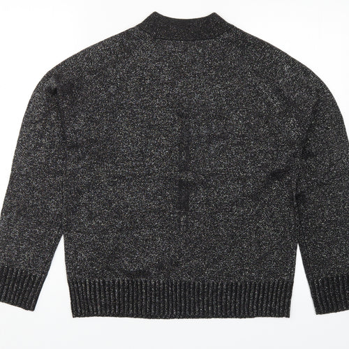 Bonmarché Womens Black  Knit Pullover Jumper Size S