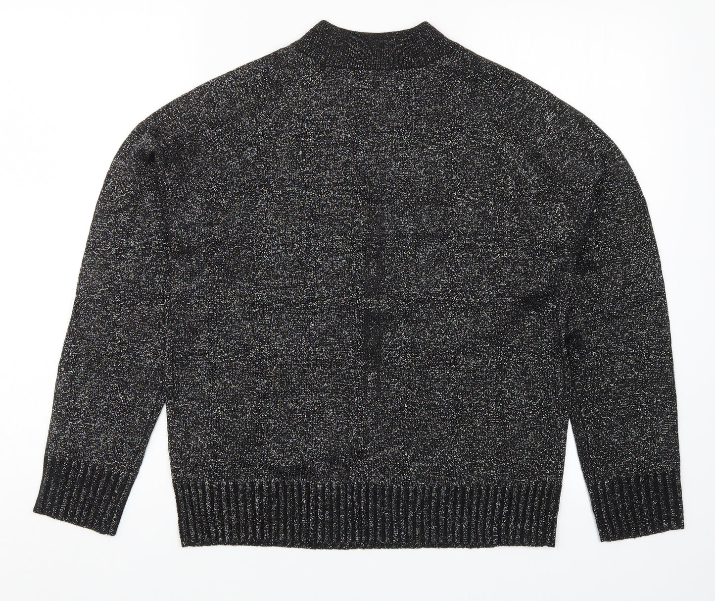 Bonmarché Womens Black  Knit Pullover Jumper Size S