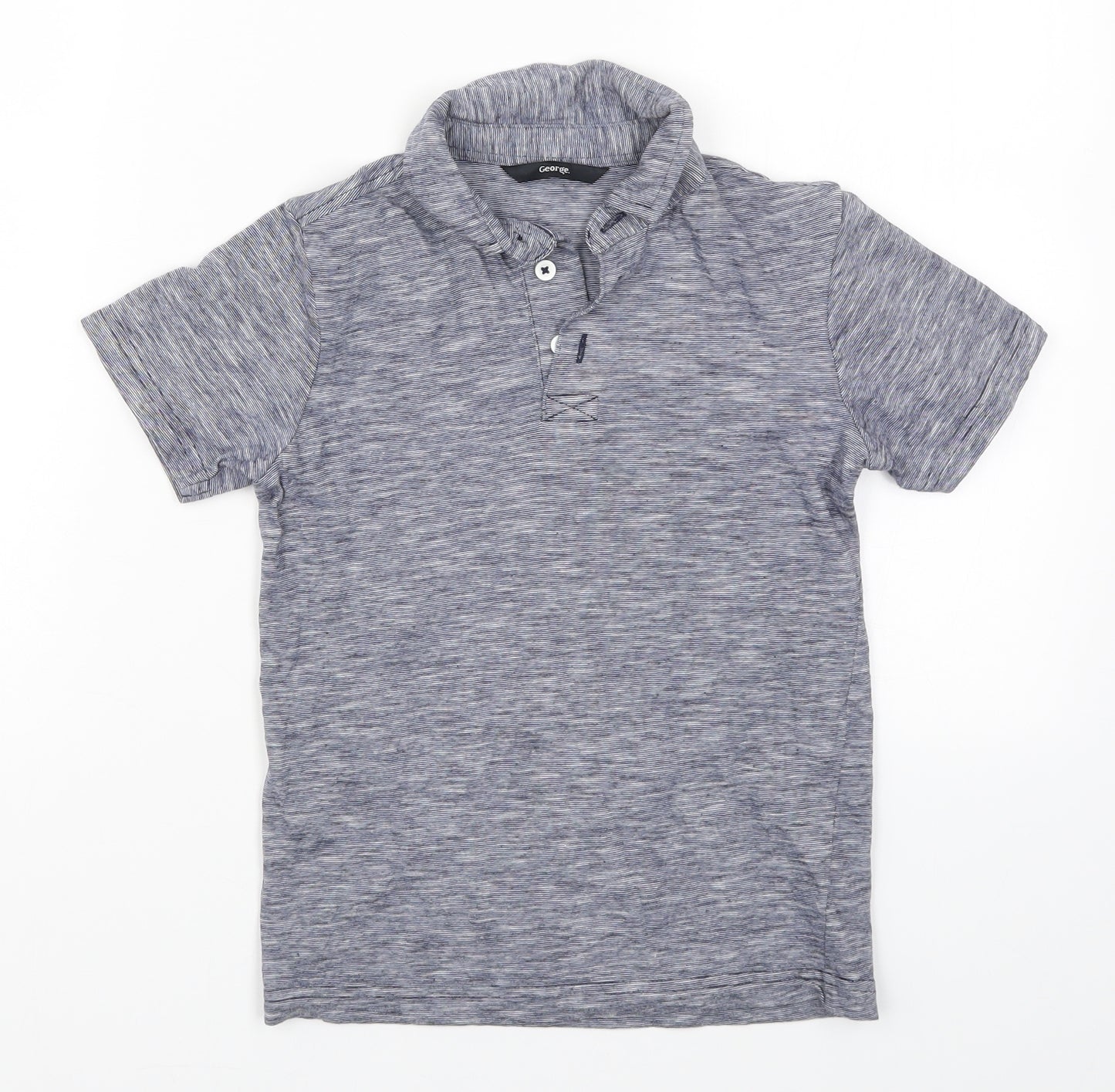 George Boys Blue   Basic Polo Size 7-8 Years