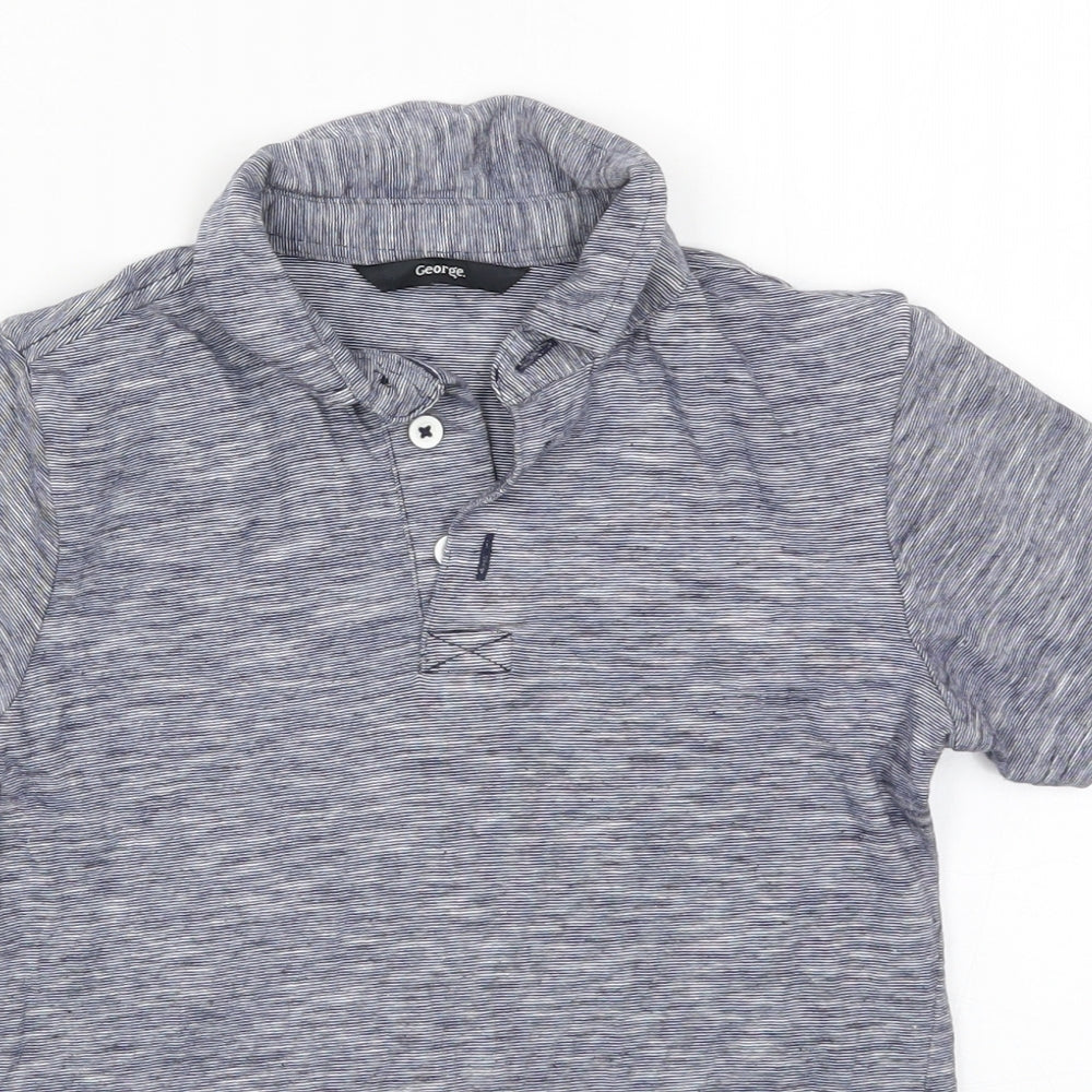 George Boys Blue   Basic Polo Size 7-8 Years