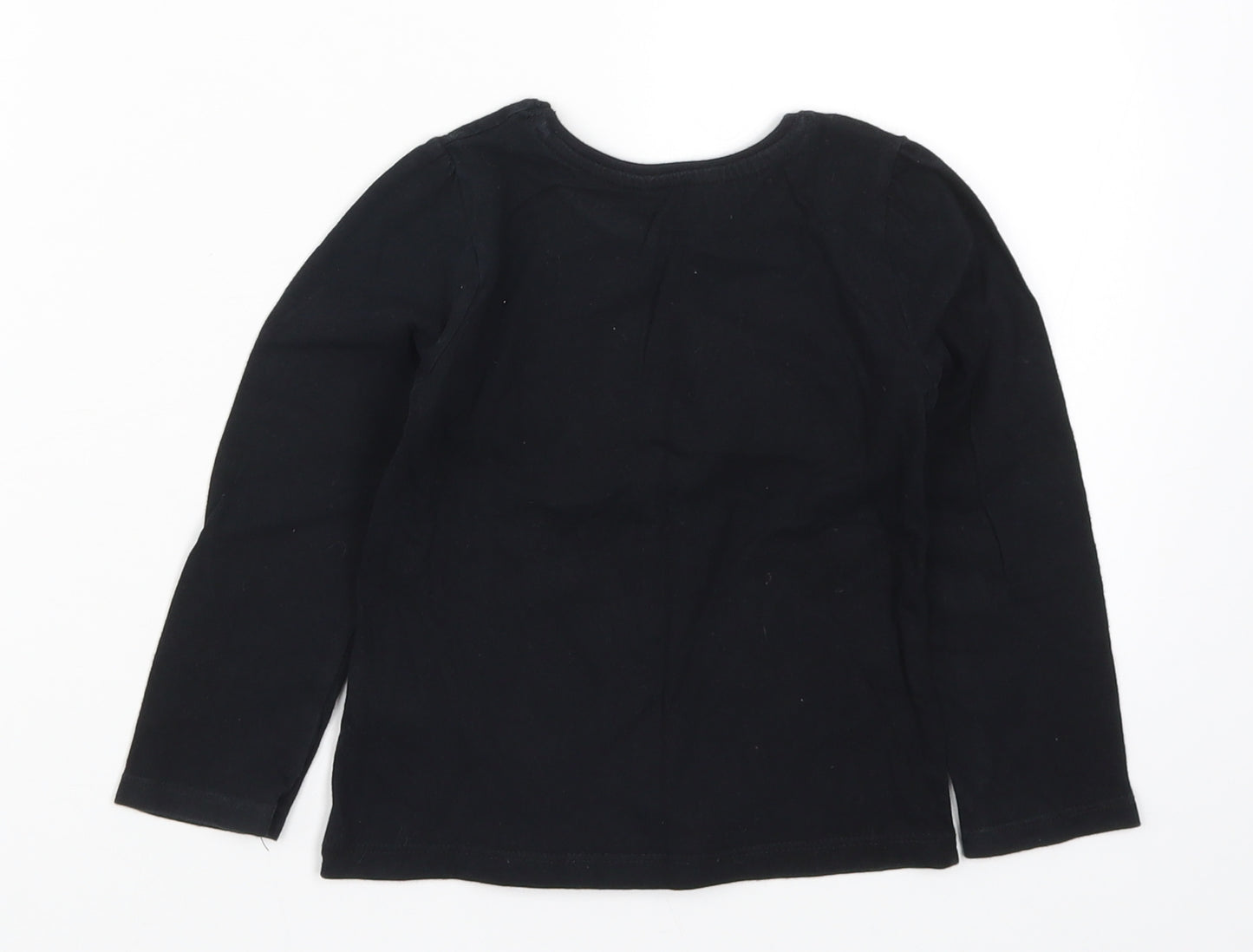 Young Dimension Girls Black   Basic T-Shirt Size 3-4 Years  - I'm Not a Princess I'm a Rebel