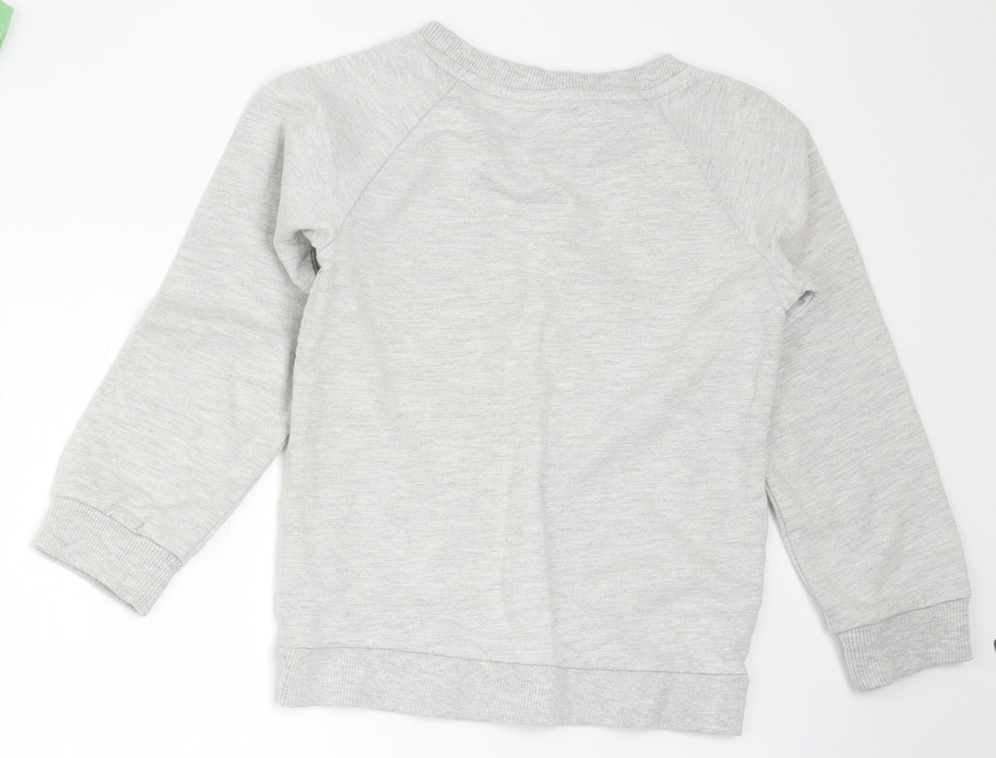 Mac Girls Grey   Pullover Sweatshirt Size 5-6 Years  - Love Hearts