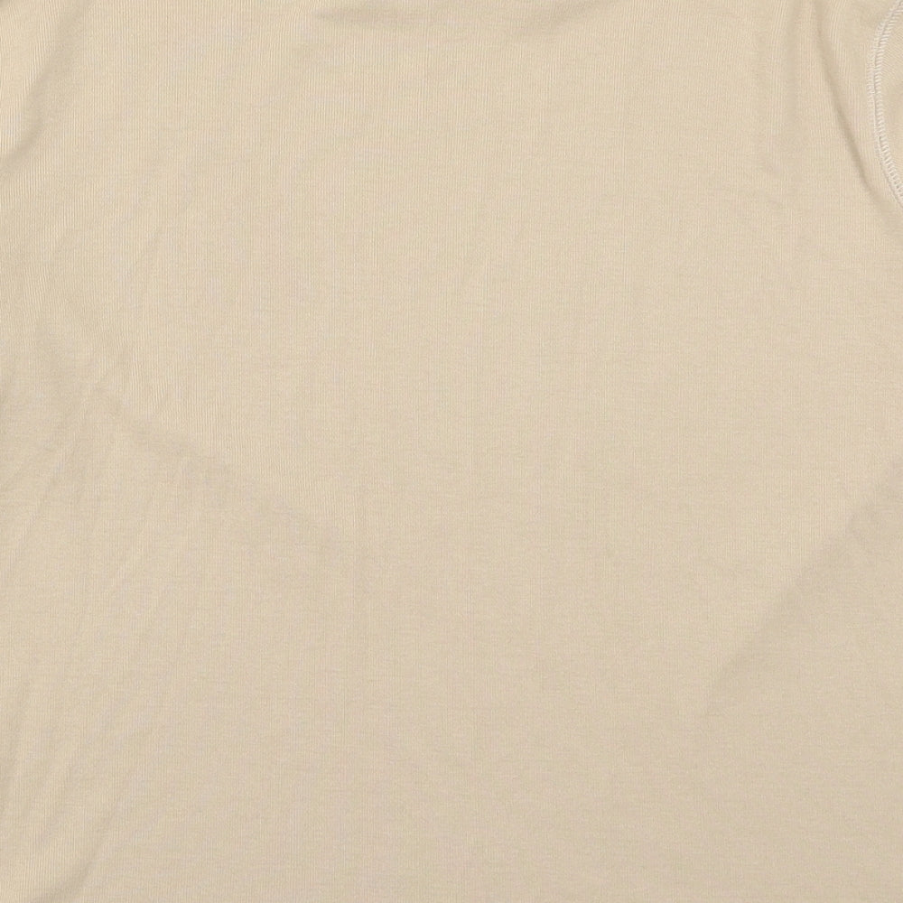 Alexara Womens Beige   Basic T-Shirt Size XL