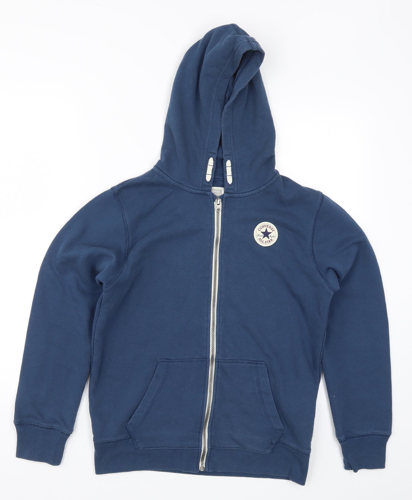 Converse Boys Blue   Full Zip Hoodie Size 12-13 Years