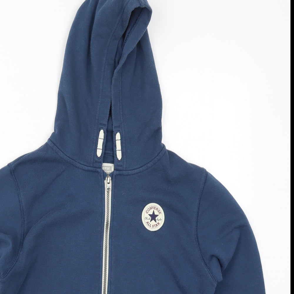 Converse Boys Blue   Full Zip Hoodie Size 12-13 Years