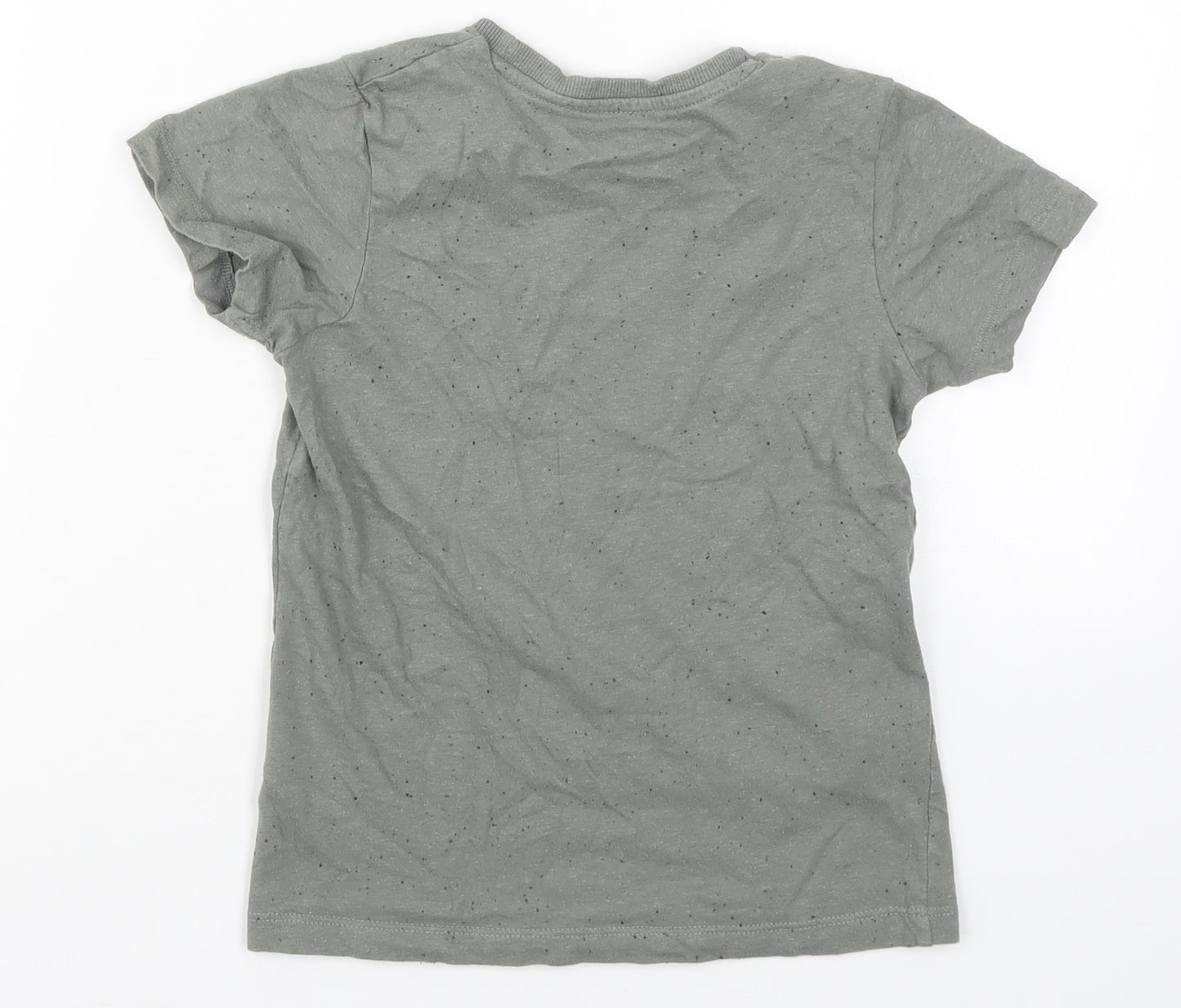 Matalan Boys Grey   Basic T-Shirt Size 7 Years