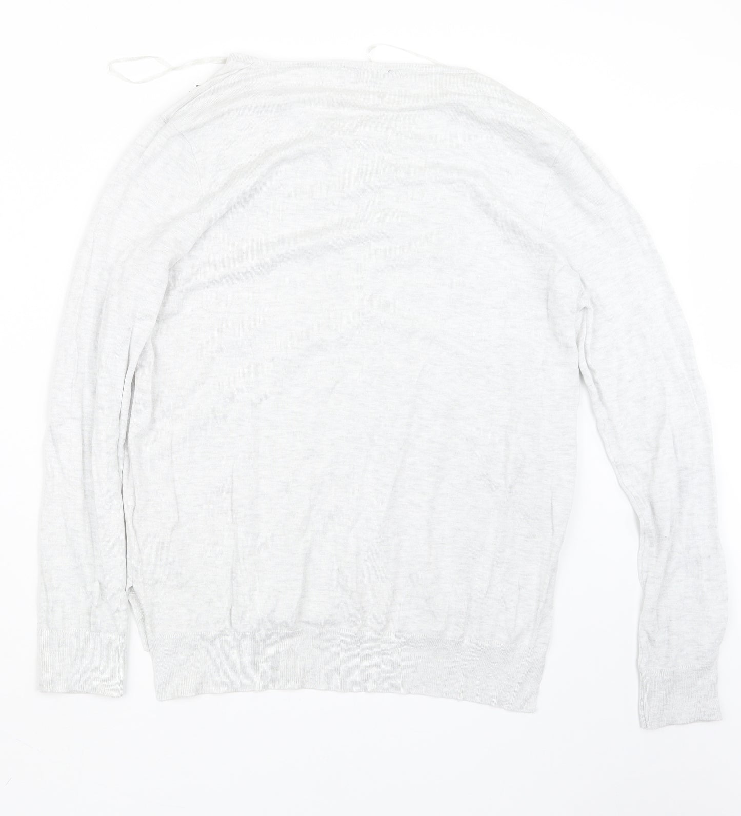 Peacocks Womens Grey  Knit Pullover Jumper Size 18