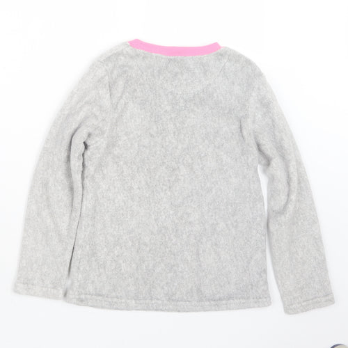 Primark Girls Grey Geometric  Top Pyjama Top Size 10-11 Years