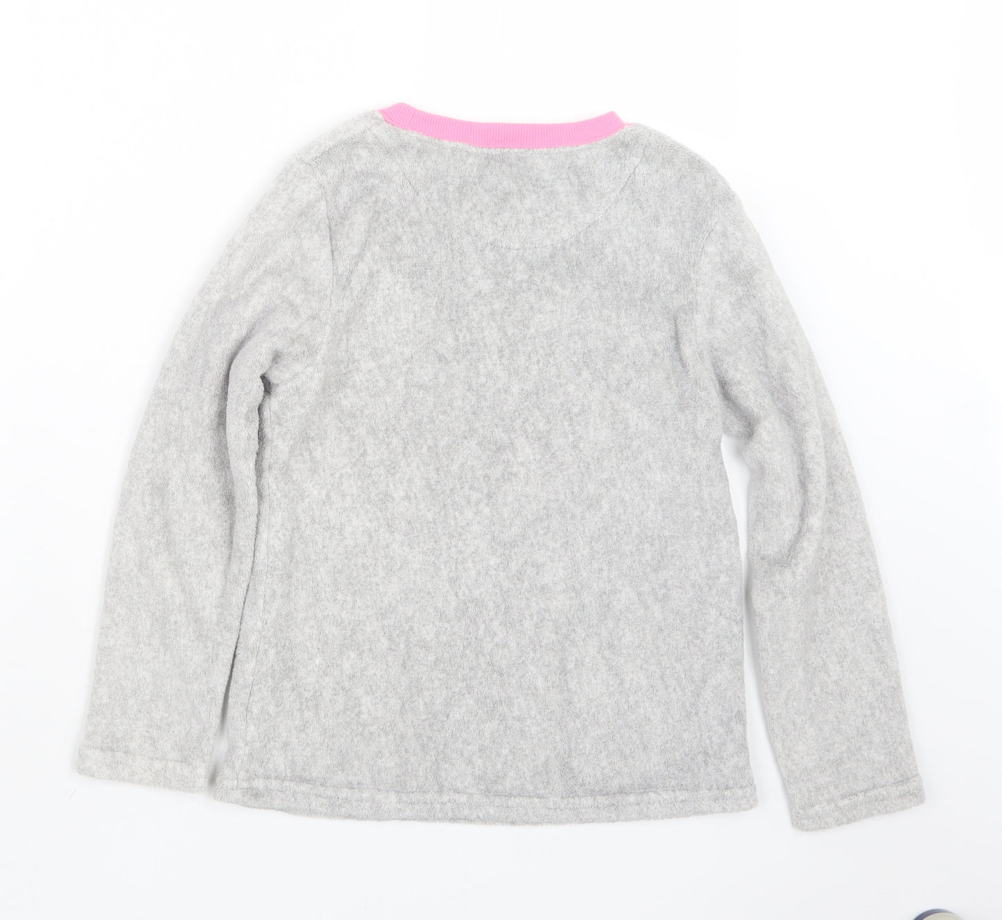 Primark Girls Grey Geometric  Top Pyjama Top Size 10-11 Years